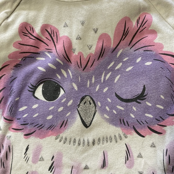 Jumping Beans Girls Size 8 Long-sleeved t-shirt. Owl design. Very cute 🥰 - Picture 2 of 5